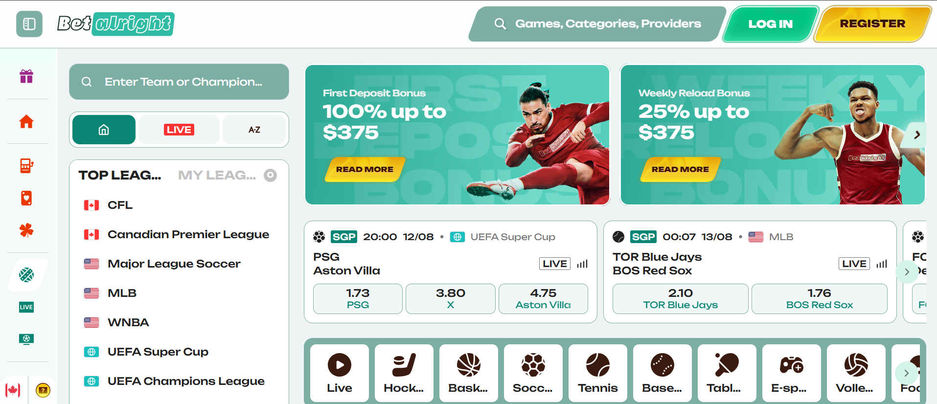 Betalright casino site